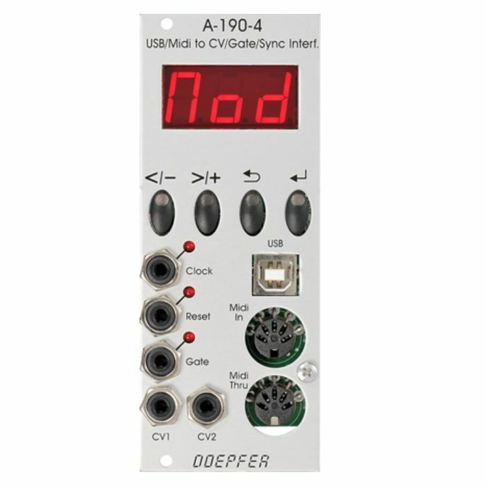 DOEPFER - Doepfer A-190-4 USB MIDI To CV & Gate Interface Module