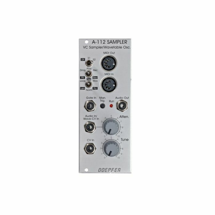 DOEPFER - Doepfer A-112 Sampler VC Sampler & Wavetable Oscillator Module (silver)