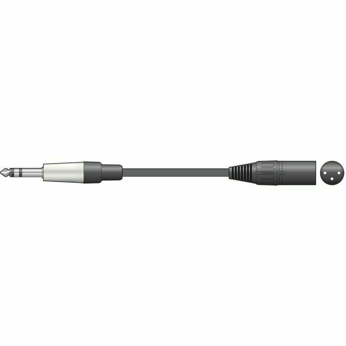 CHORD - Chord Classic Male 6.3mm TRS Jack To Male XLR Cable (black, 12.0m)