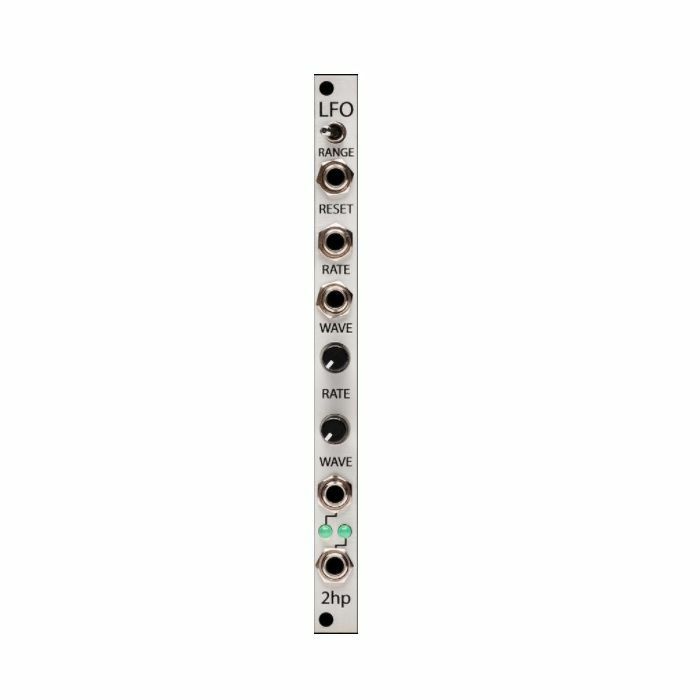 2HP - 2hp LFO v2 Voltage Controlled Low Frequency Oscillator Module (silver)