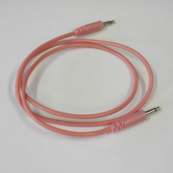 GLOW WORM CABLES - Glow Worm Cables Glow In The Dark 3.5mm Male Mono Eurorack Modular Patch Cable (pink, 80cm long)