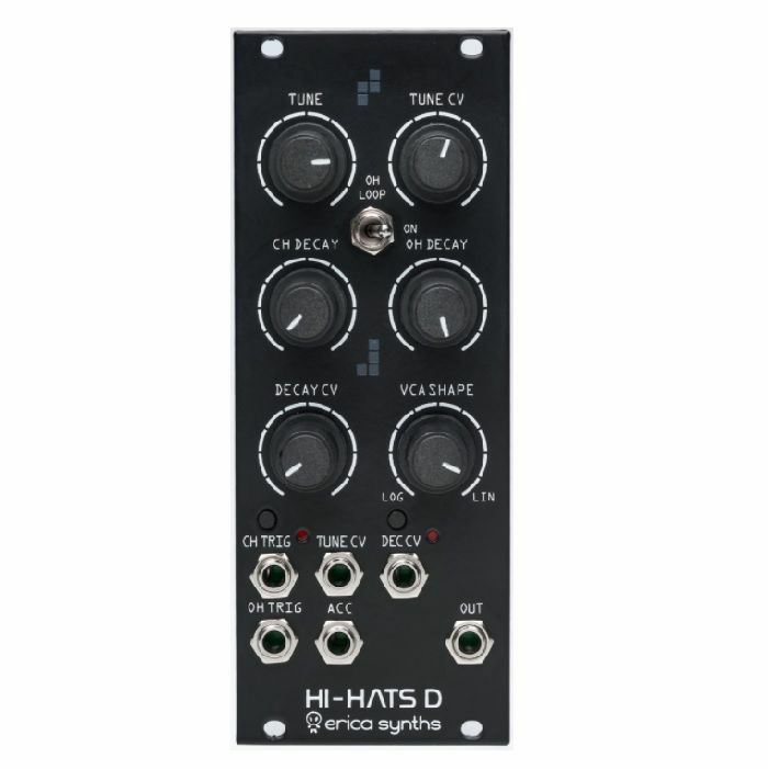ERICA SYNTHS - Erica Synths Hi-Hats D 909 Sampled-Based Hi-Hats Drum Module