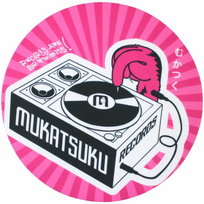 MUKATSUKU - Mukatsuku Records Are Our Friends Pink Rays 12'' Slipmat (single) *Juno Exclusive*