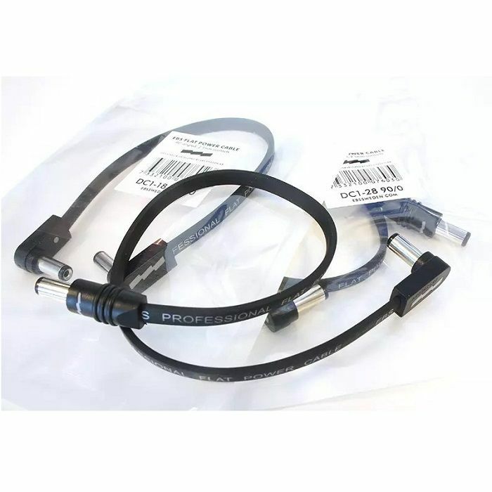 EBS - EBS DC1 Flat Power Distribution Cable With Angled To Angled Contacts (28cm)