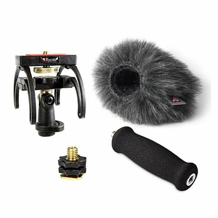 RYCOTE - Rycote Audio Kit 046029 For Zoom H1N With Windjammer, Suspension, Adapters & Extension Handle