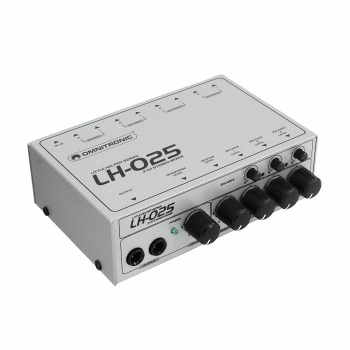 OMNITRONIC - Omnitronic LH025 3 Channel Stereo Mixer