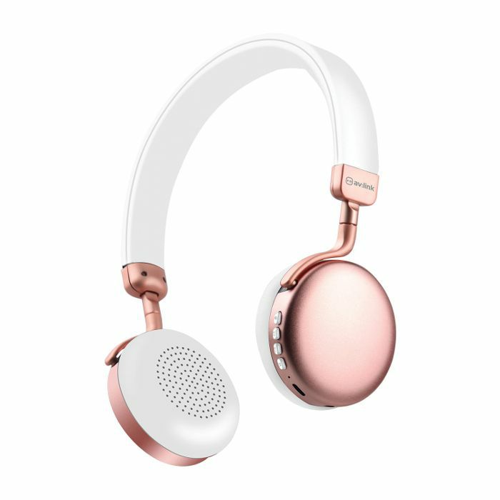 AV LINK - AV Link Metallic Bluetooth Headphones (rose gold)