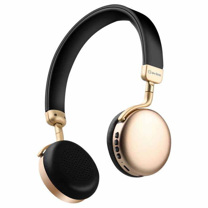 AV LINK - AV Link Metallic Bluetooth Headphones (gold)