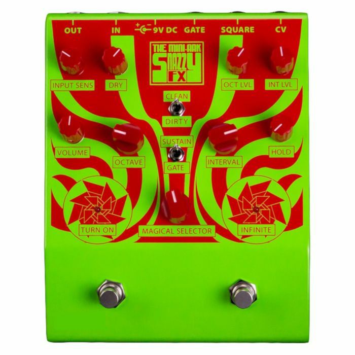 SNAZZY FX - Snazzy FX The Mini Ark Monophonic Tracking Effects Pedal (green)