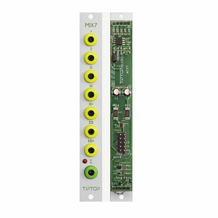 TIPTOP AUDIO - TipTop Audio MIX7 7-Channel Analogue Summing Mixer Module (white)