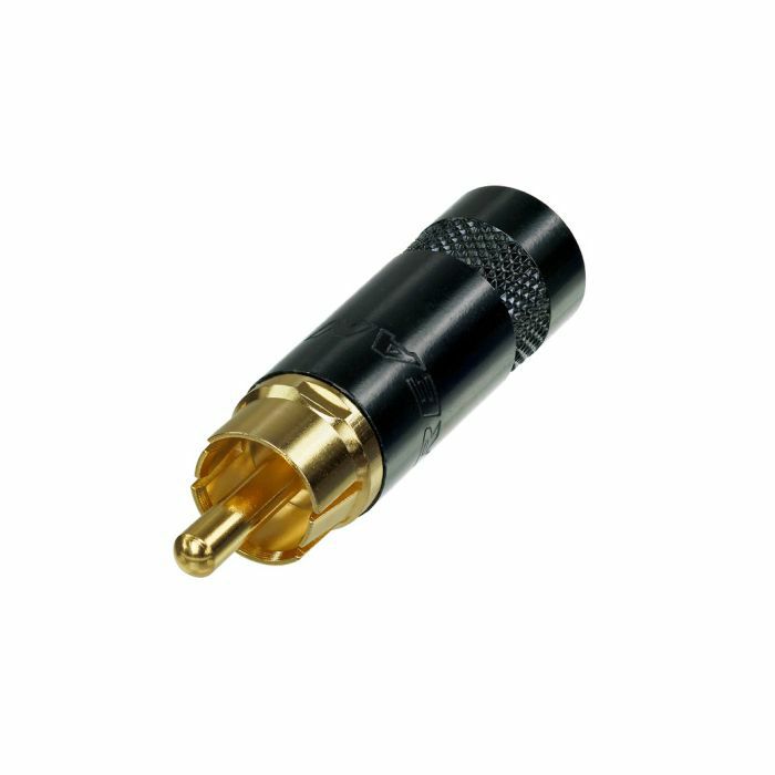 REAN - Rean NYS352 Metal Phono Plug With Gold Plated Terminals (black)