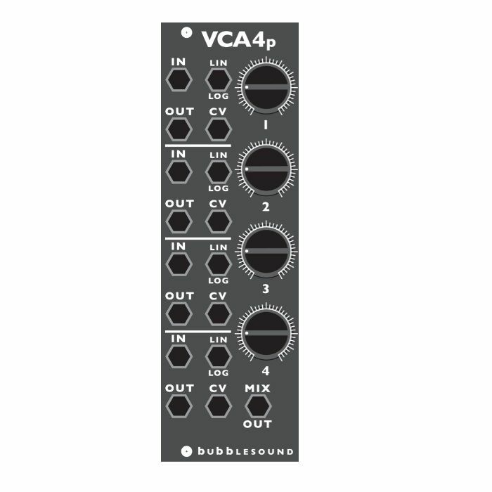 BUBBLESOUND INSTRUMENTS - Bubblesound Instruments VCA4p VCA Module