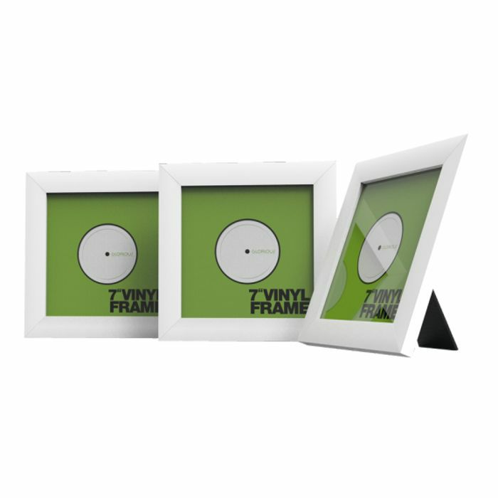 GLORIOUS - Glorious 7 Inch Vinyl Record Frame Holder (white, pack of 3)