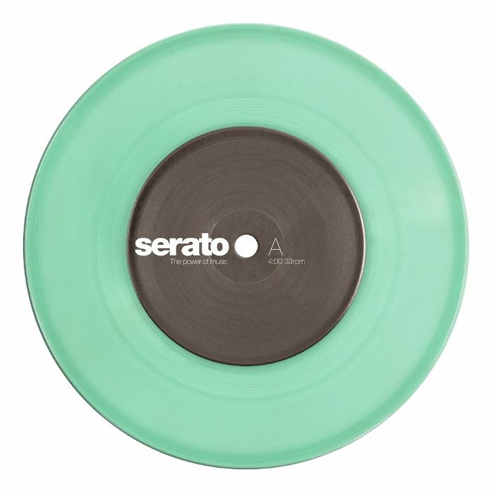 Serato Standard Colours 7" Control Vinyl Records (glow in the dark, pair)