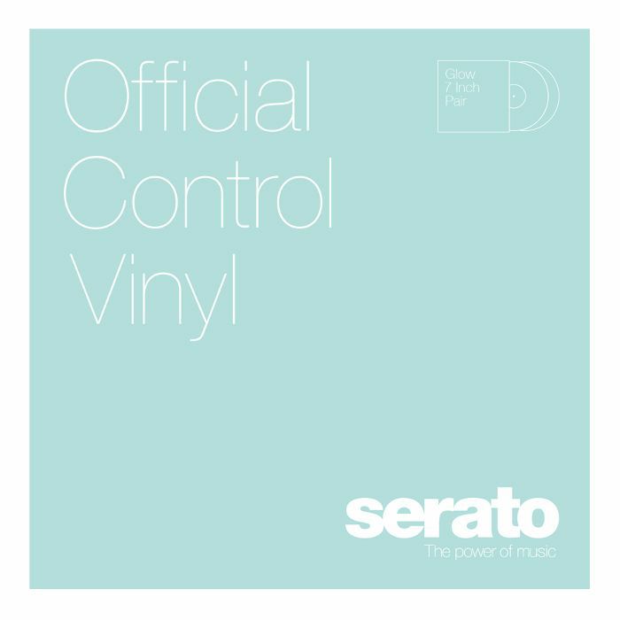 Serato Standard Colours 7" Control Vinyl Records (glow in the dark, pair)