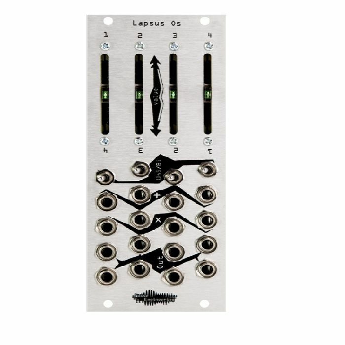 NOISE ENGINEERING - Noise Engineering Lapsus Os 4-Channel Attenuator/Attenuverter & Offset Module (silver)