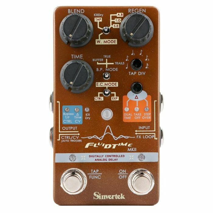 SINVERTEK - Sinvertek Fluid Time MKII Analogue Delay Pedal