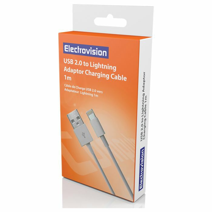 ELECTROVISION - Electrovision USB 2.0 To Lightning Adapter Charging Cable (1m)