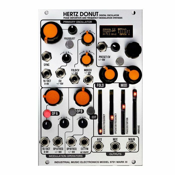 INDUSTRIAL MUSIC ELECTRONICS - Industrial Music Electronics Hertz Donut Mark III 3-Operator FM/Phase Distortion Oscillator Module