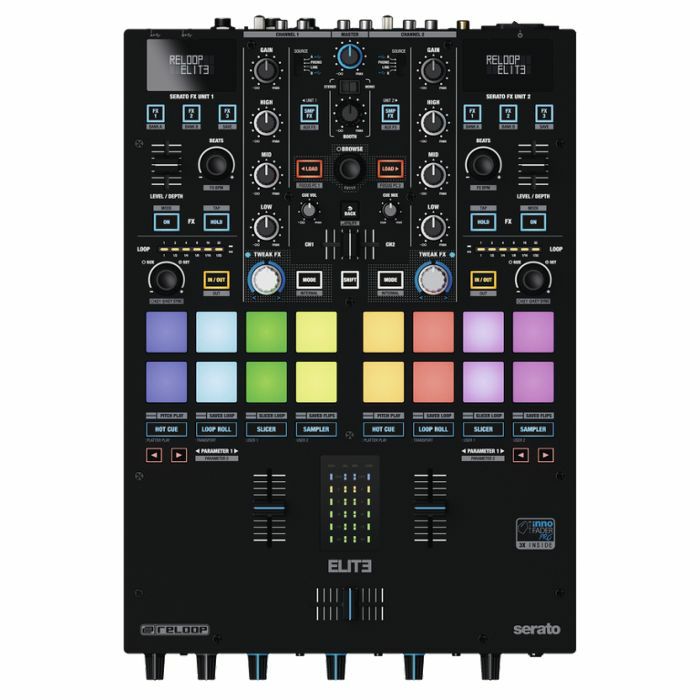 RELOOP - Reloop Elite 2-Channel DVS DJ Mixer For Serato DJ Pro (black)