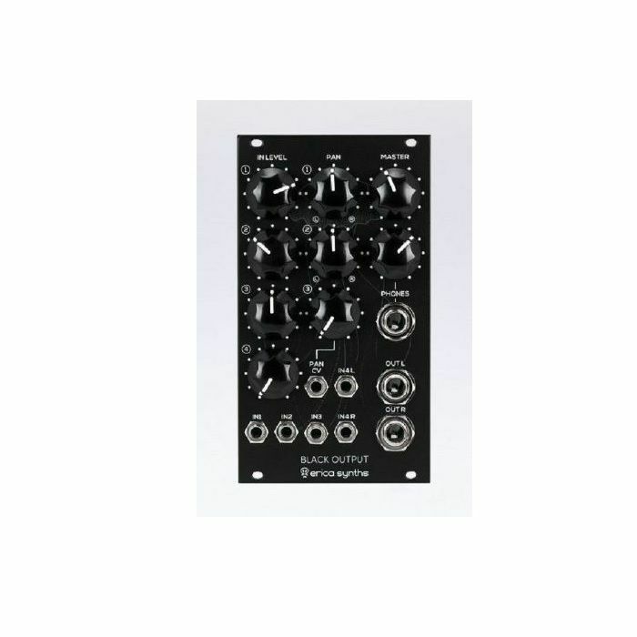 ERICA SYNTHS - Erica Synths Black Output v2 Output Mixer & Stereo Panner Module