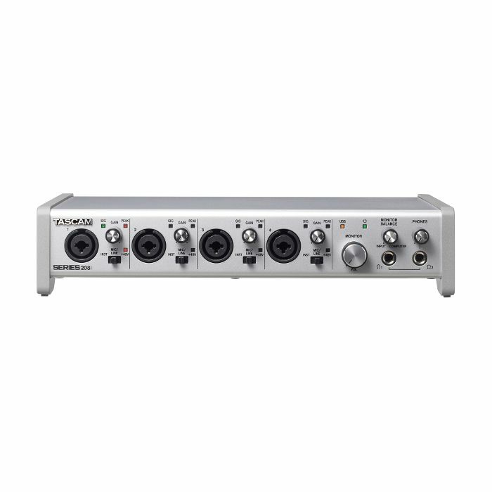 TASCAM - Tascam Series 208i 20-In/8-Out USB Audio & MIDI Interface (silver)