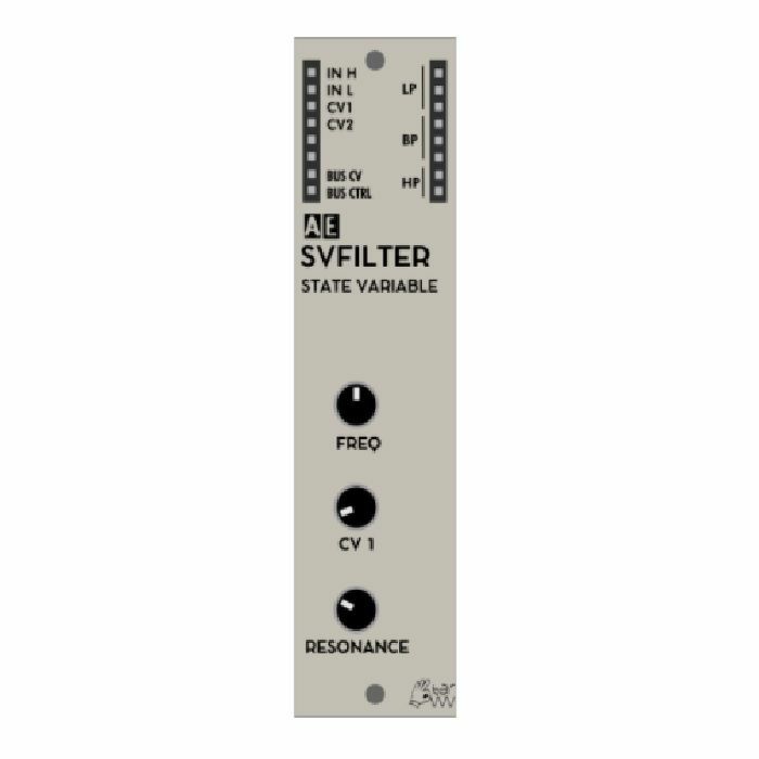 AE MODULAR - AE Modular SVFILTER State Variable Filter Module