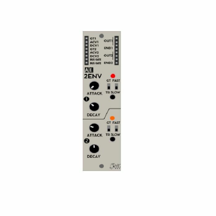 TANGIBLE WAVES - Tangible Waves AE Modular 2ENV Dual Attack & Decay Envelope Module