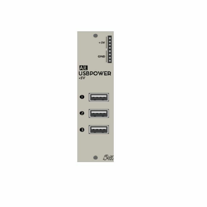 TANGIBLE WAVES - Tangible Waves AE Modular USBPOWER Triple USB Power Output Socket Module