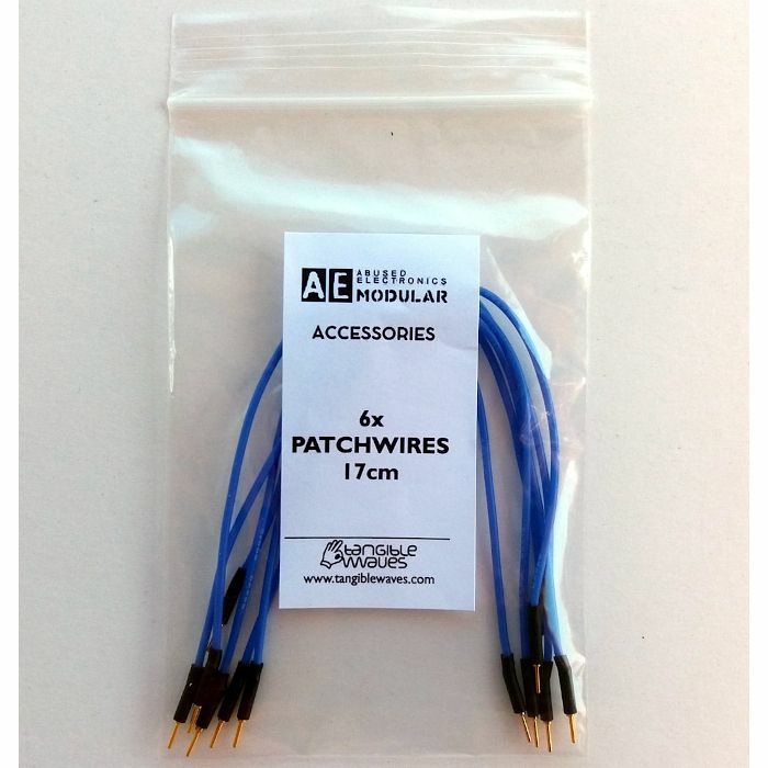 TANGIBLE WAVES - Tangible Waves AE Modular 17cm Patchwires (blue, pack of 6)