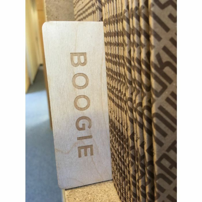 MUKATSUKU - Mukatsuku Laser Etched Wooden 12" Vinyl Record Divider (wooden divider with Boogie name) *Juno Exclusive*