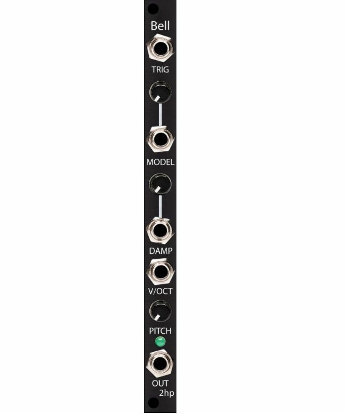 2HP - 2hp Bell Melodic Percussion Generator Module (black)