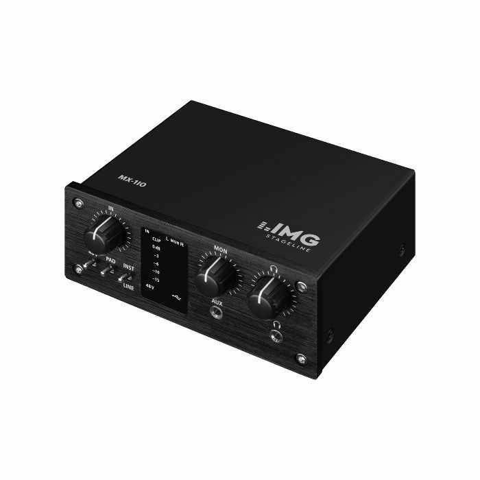 IMG STAGE LINE - IMG Stage Line MX1 IO 1 Channel USB Recording Audio Interface