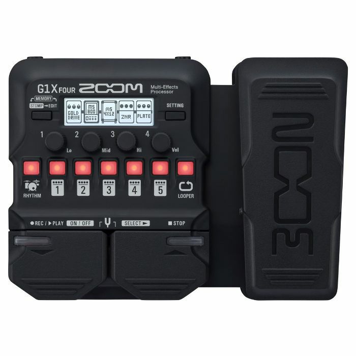 ZOOM - Zoom G1X Four Multi Effects Processor & Expression Pedal, Looper & Drum Machine