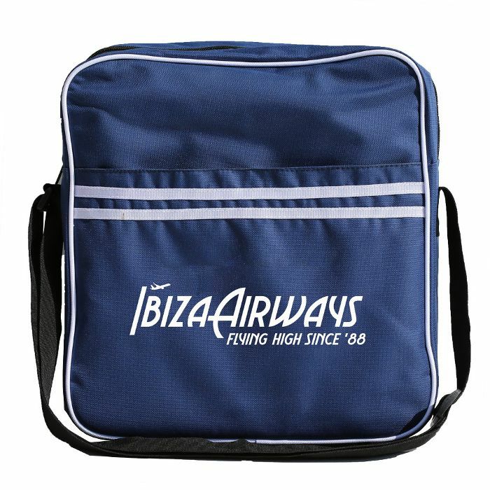 DMC - Ibiza Airways Retro 12" Vinyl Record DJ Flight Bag 35 (blue)
