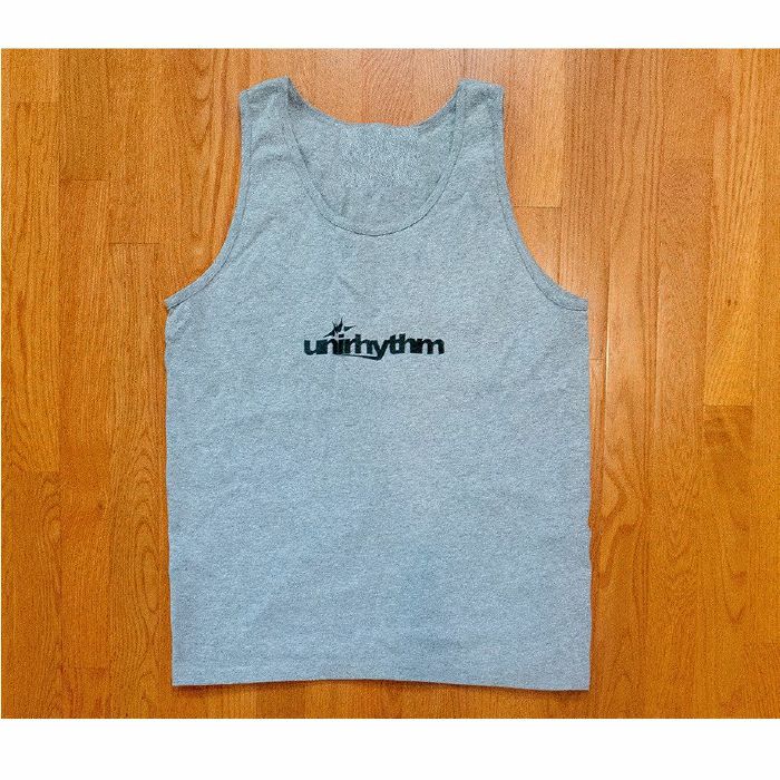 UNIRHYTHM - Unirhythm Tank Top (grey with black print, extra extra large)