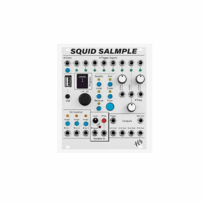 ALM Squid Salmple 8-Channel 4-Output Sampler Module at Juno Records.