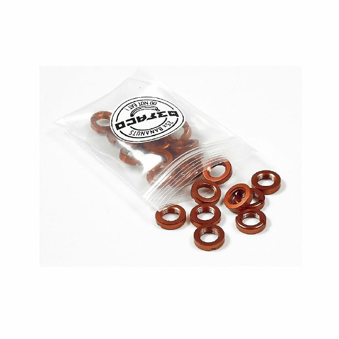 BEFACO - Befaco Bananuts Anodised Aluminium Custom Minijack Nuts (orange, pack of 25)