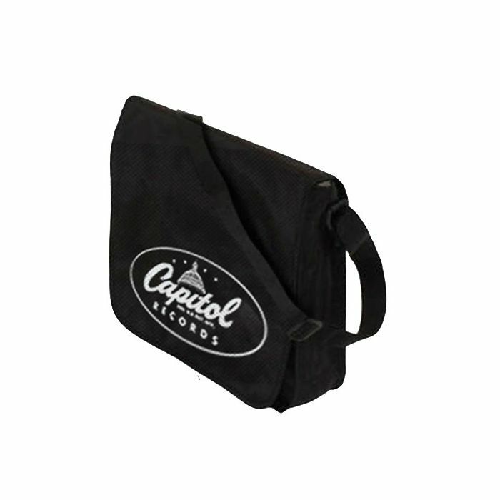 CAPITOL RECORDS - Capitol Records Flaptop Messenger 12" Vinyl Record Bag (holds up to 25 records)