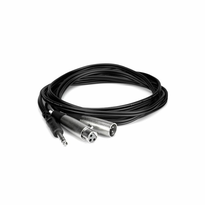 HOSA - Hosa SRC204 1/4" TRS Jack To Male & Female XLR Insert Cable (4m)