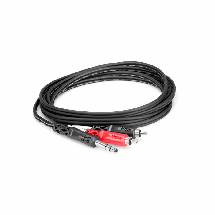 HOSA - Hosa TRS201 1/4" TRS Jack To Dual RCA Insert Cable (1m)