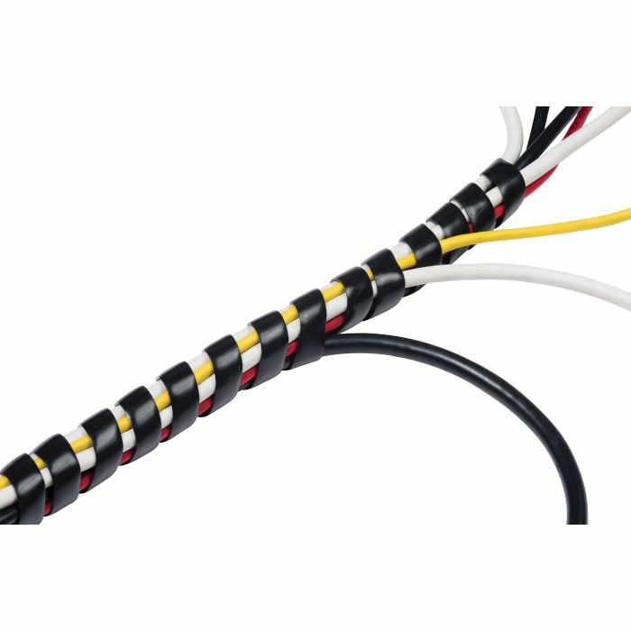 AVSL - AVSL CTW2.5B D Line Electrical Cable Tidy Spiral Wrap (black, 2.5m)