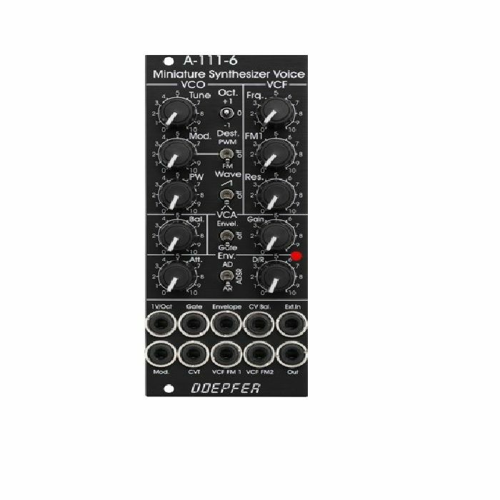 DOEPFER - Doepfer A-111-6v Miniature Synthesiser Voice Vintage Edition Module (black)