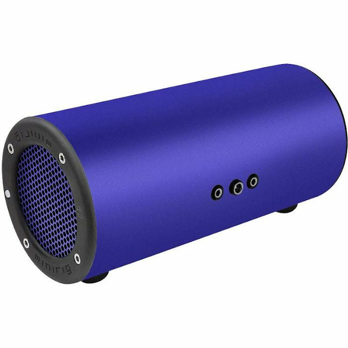 Minirig Sub 3 Portable Rechargeable Subwoofer (blue) at Juno Records.