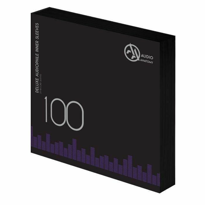 AUDIO ANATOMY - Audio Anatomy Deluxe Anti-Static 12" Vinyl Record Inner Sleeves (black, pack of 100)