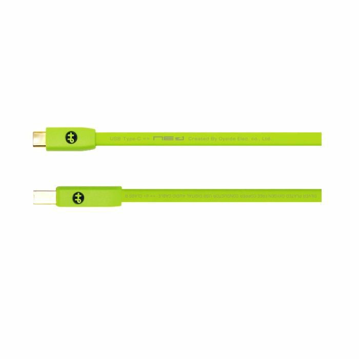 NEO - Neo d+ USB-C to USB-B Class B USB Cable (green, 2.0m)