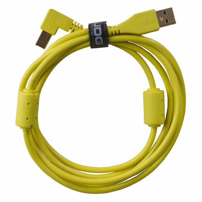 UDG - UDG Ultimate Angled USB 2.0 A-B Audio Cable (yellow, 1.0m)