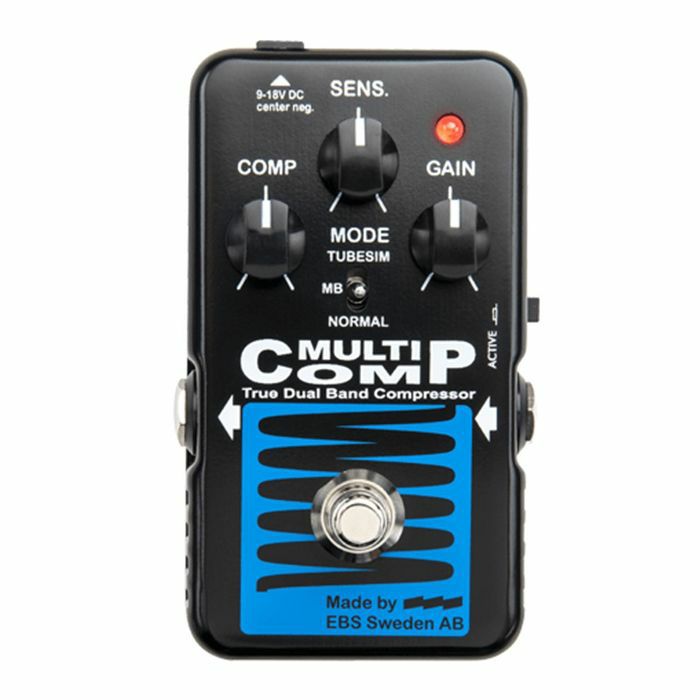 EBS - EBS MultiComp Blue Label True Dual Band Compressor Pedal