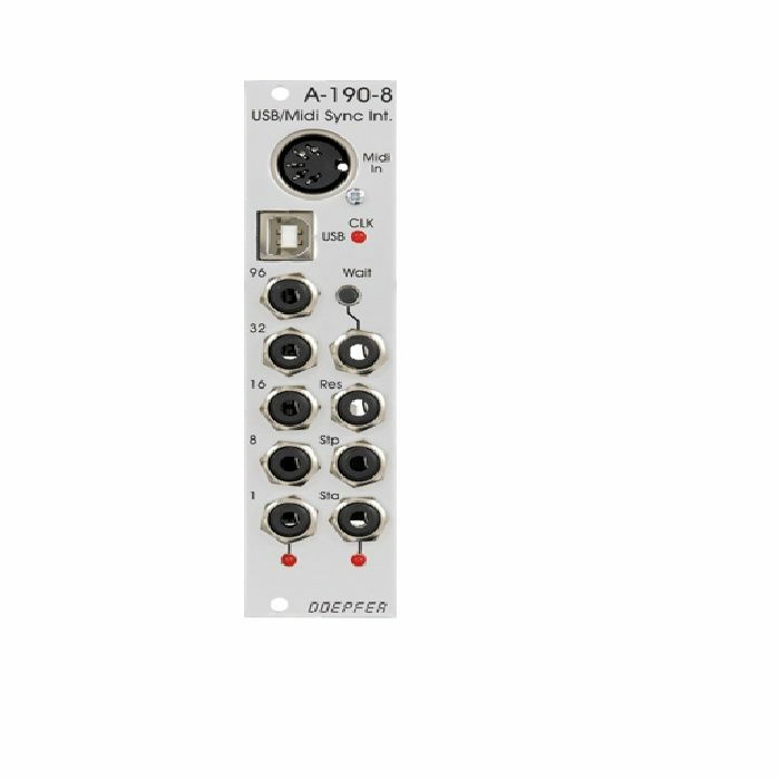 Doepfer A-190-8 USB / MIDI-To-Sync Interface Module (silver)