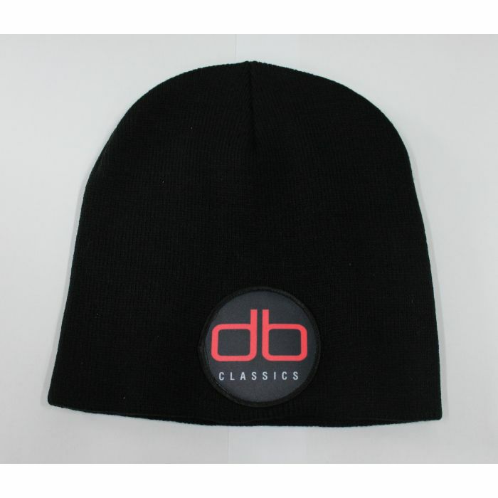 DIRECT BEAT CLASSICS - DB Classics Beanie Hat (black with red & grey logo)